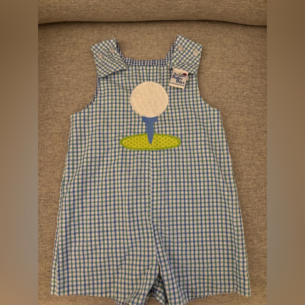 Bailey Boys John John Short/Romper, 12 months